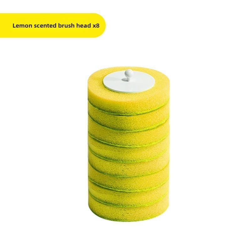 Одноразовые губки бытовые сменные головки для туалетной щетки с ароматом набор