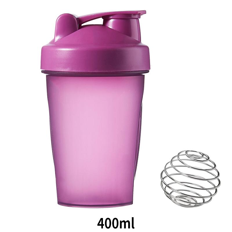 Бутылка для спортивного шейкера 400 мл, молочный шейкер, порошок сывороточного протеина, бутылка для смешивания, спортивный шейкер для фитнеса, спортзала, портативный пластиковый напиток