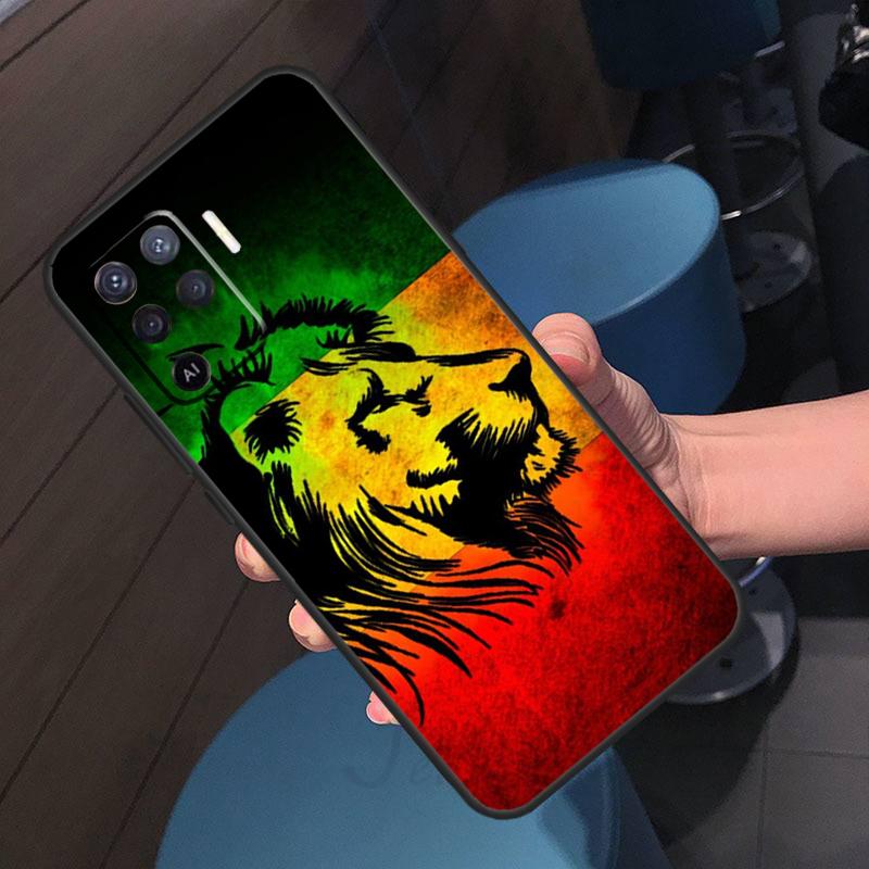 Rasta Lion Reggae Bob Marleys Case For Oppo A5 Pro A17 A57 A77 A60 A80 A40 A18 A38 A58 A78 A98 A96 A76 A16 A94 A74 A54 A15