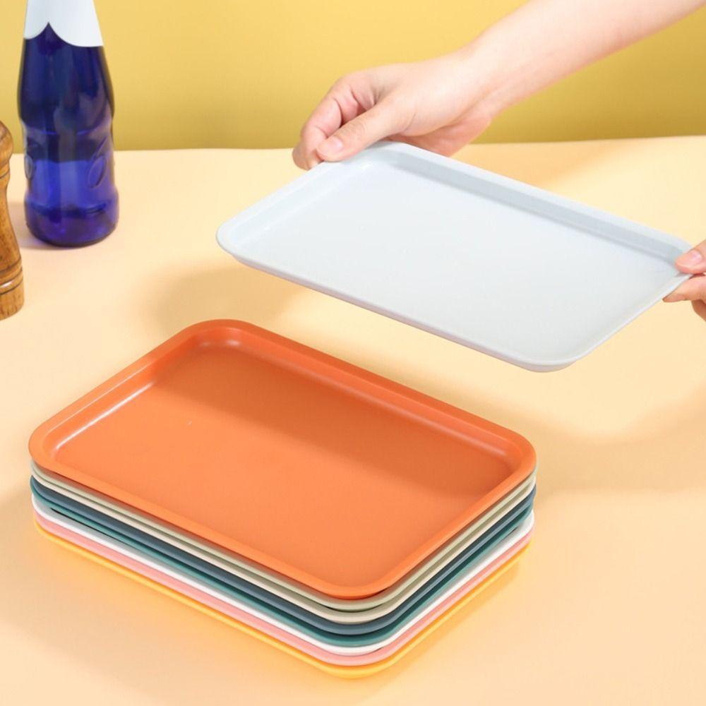 Multiple Colors Pallet Plastic Food Bread Pan Nordic Dessert Pallet  Household
