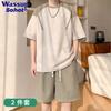 Летний спортивный комплект для мужчин Sohot: футболка и шорты