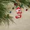 Creative Cute Christmas Shape Pendant Stocking Dog Flying Dragon Figurine Christmas Tree Hanging Ornament Holiday