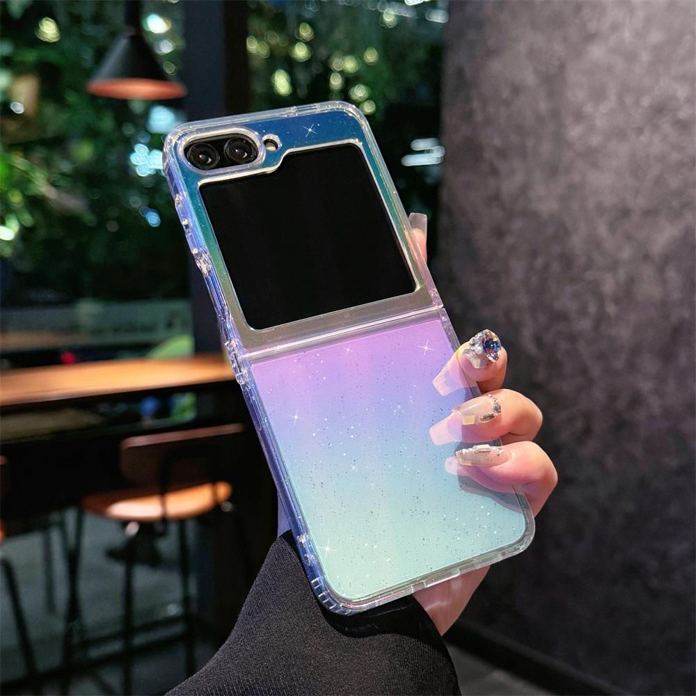 Магнитный чехол с цветным покрытием для Samsung Z Flip 5/6/7 - Чехол для складного экрана