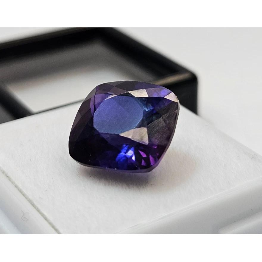 Cushion Cut Sapphire Purple Pink 9-10 Ct Stunning Certified Loose Gemstone