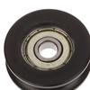 For Slide Door Window U Groove Roller Pulley 626 Bearing Steel Bearing Roller Injection-Coated U-Shaped Pulley Wheel