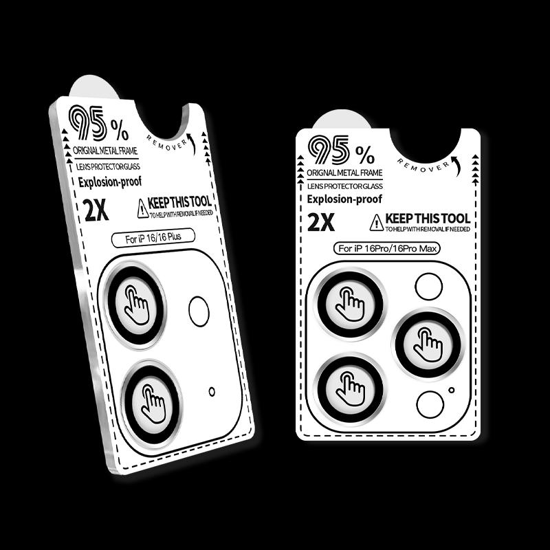 Apple iPhone 16 Series Tempered Glass Camera Lens Protector
