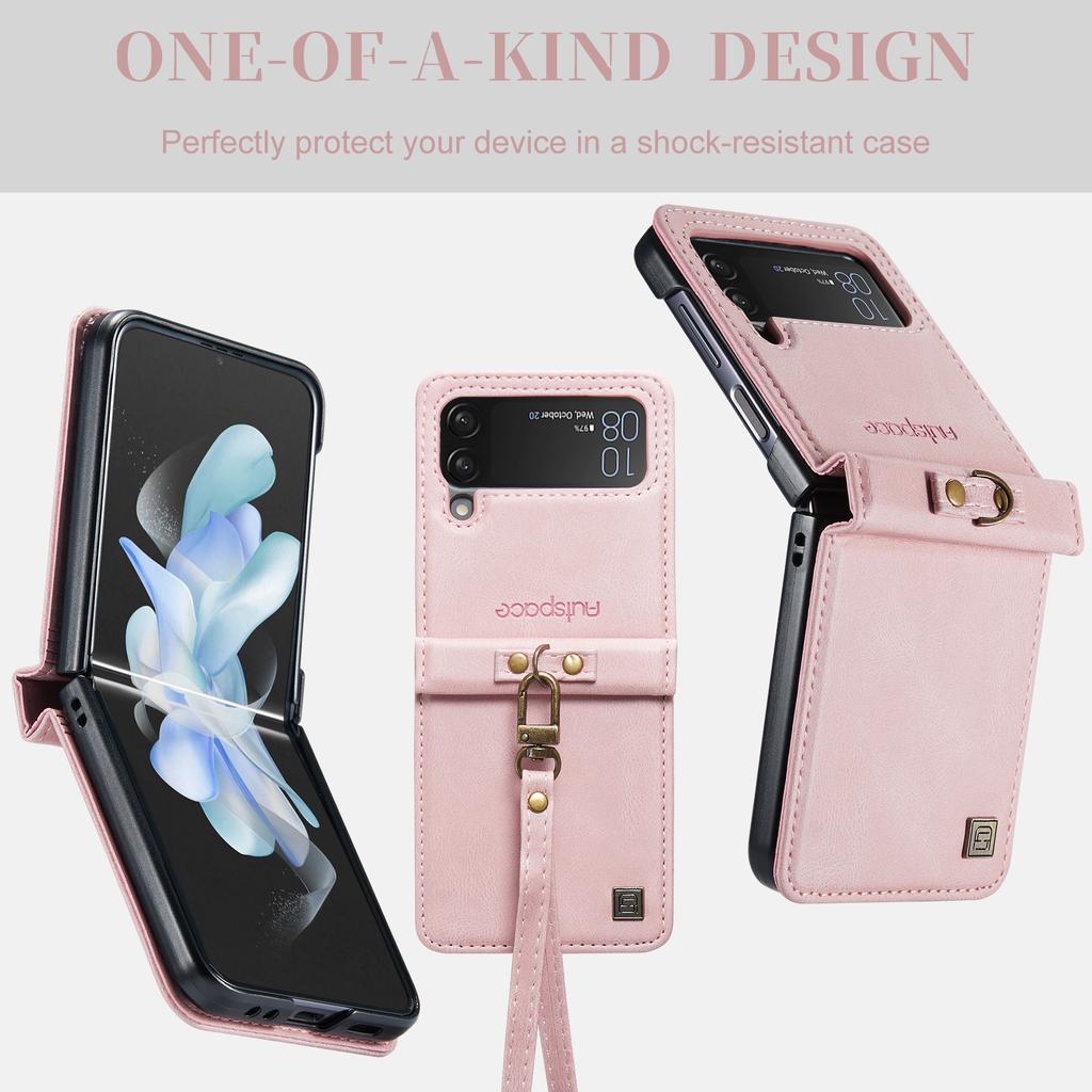 Антидетонационный кожаный модный складной чехол Funda для Samsung Galaxy Z Flip4 Flip 4 5g Zflip4 матовый на ощупь чехол с точным вырезом