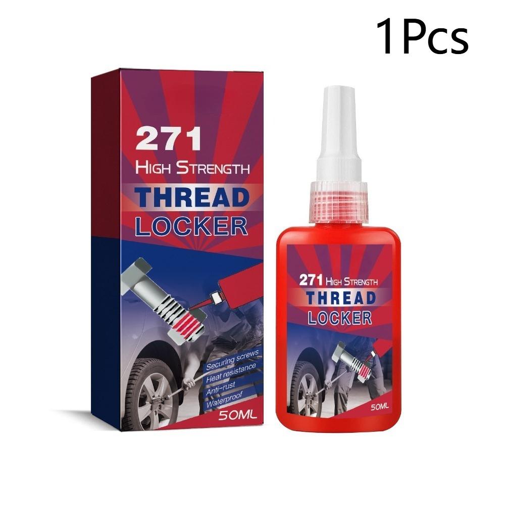 271 50ml Professional Heavy Duty Medium to High Strength Blue Red Threadlocker Adhesive Thread Locker Screw Glue Anti-Loose