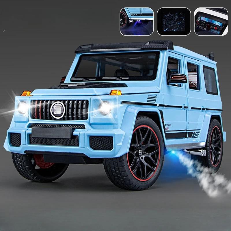 1/18 G800 Внедорожник Модель автомобиля из сплава Литая металлическая модель автомобиля Звук и свет Симуляция Детская игрушка Подарки Коллекционные предметы