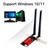 Wifi 6E AX210 PCIE Wifi Adapter 5400Mbps Wireless Ethernet Network Card BT 5.3 2.4G/5G/6GHz Dual Band 802.11AX/AC For Win 10 11