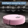 Intelligent Sweeping Robot Vacuum Cleaner 300pa Powerful Suction Compact Design Rechargeable Easy Maintenance Mopping Robot