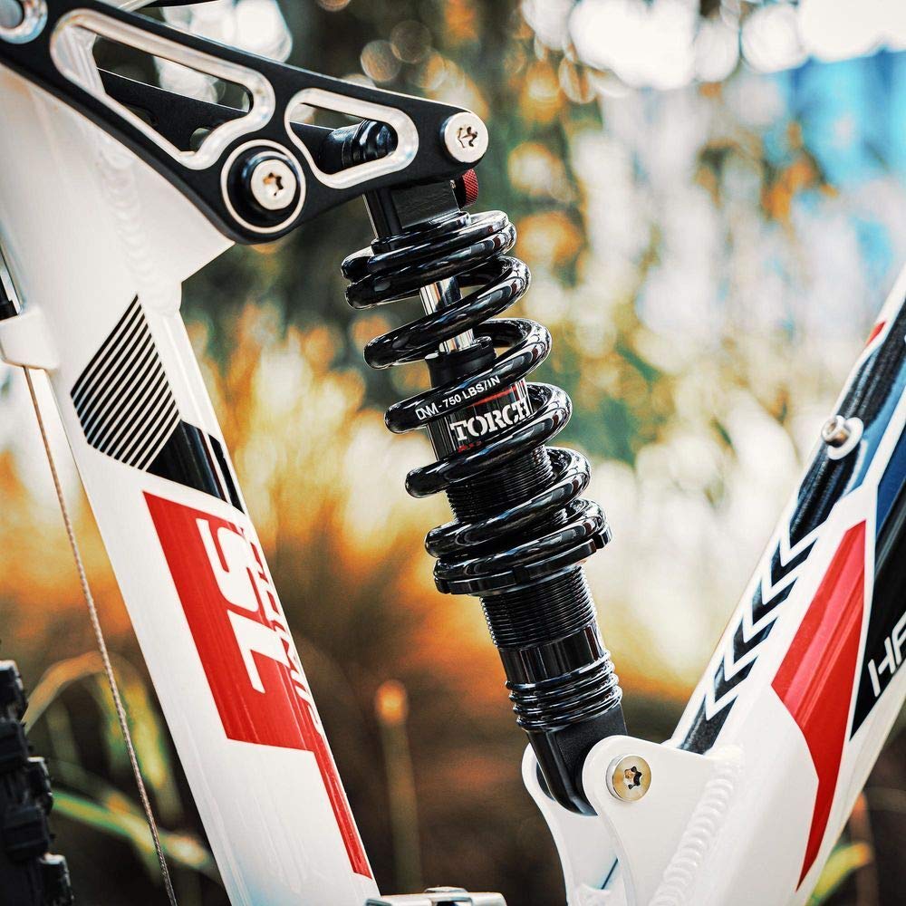 Задний амортизатор для горного велосипеда DNM Dv22Ar с проушиной 200 мм и ходом 55 мм, 7,87 дюйма