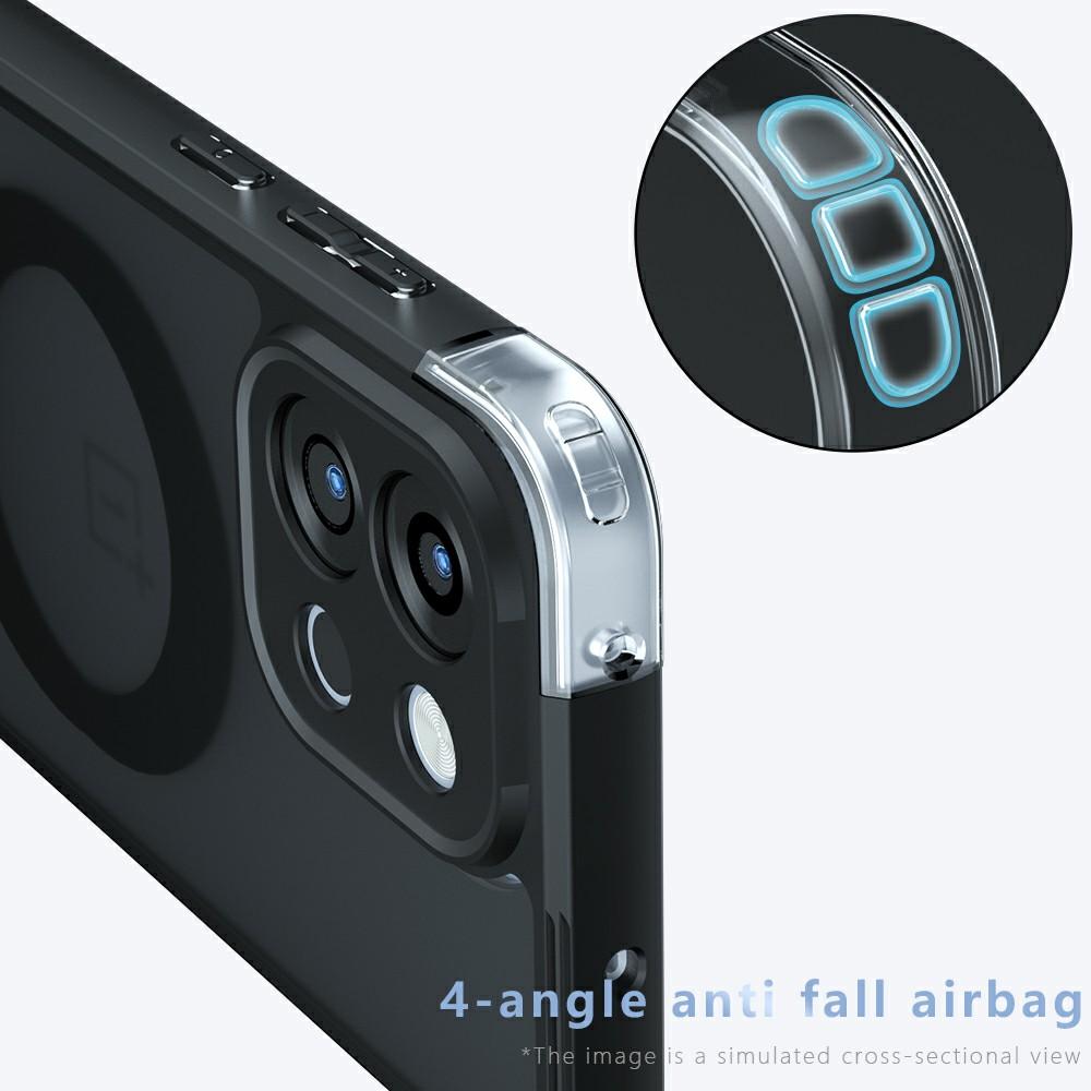 Для OnePlus 13T 5G Чехол Совместимый с MagSafe ТПУ+ПК Матовый Чехол для телефона