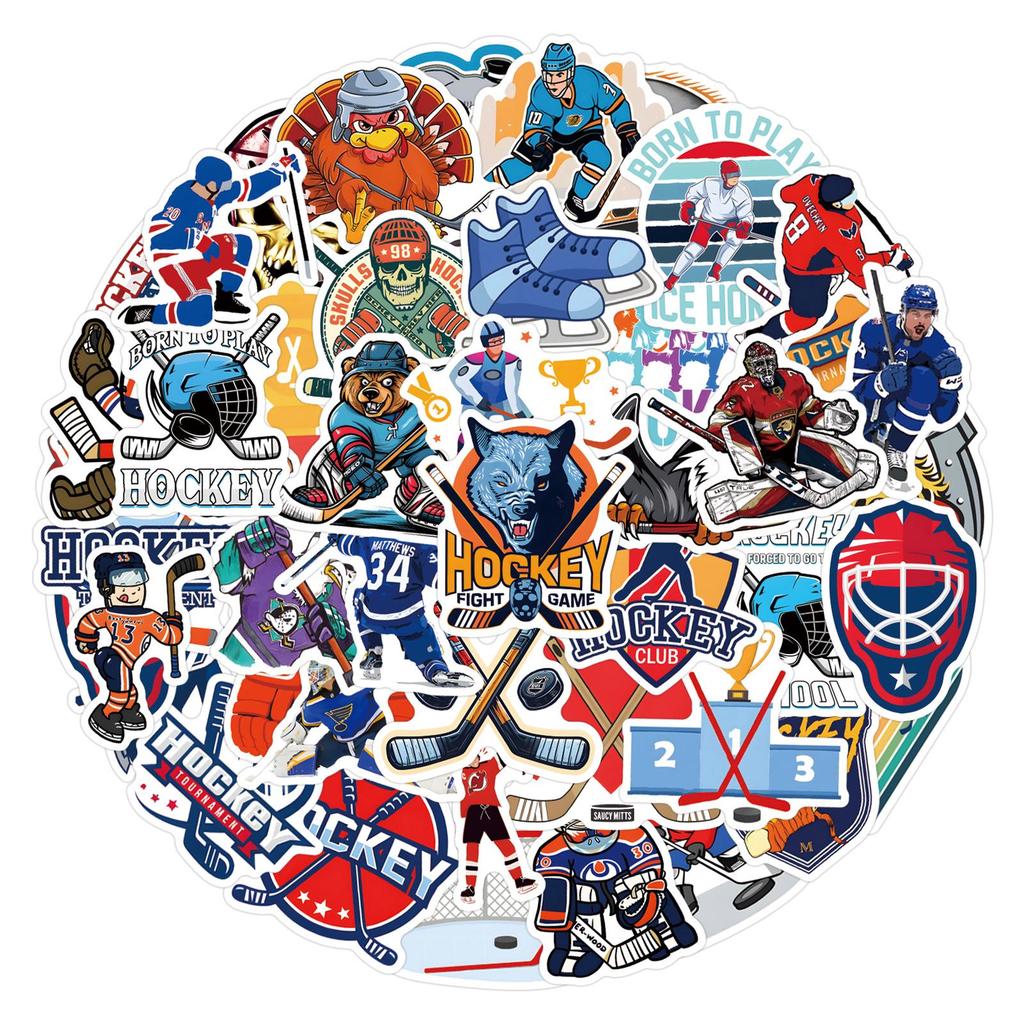 Ice Hockey Graffiti Stickers for Cars & Luggage, 55-110 Sheets