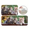 1Pcs Anti Fatigue Kitchen Rugs, Cute Cat Print Waterproof Non-Slip Thick Cushioned Kitchen Mat Heavy Duty Comfort Standing Mat for Kitchen