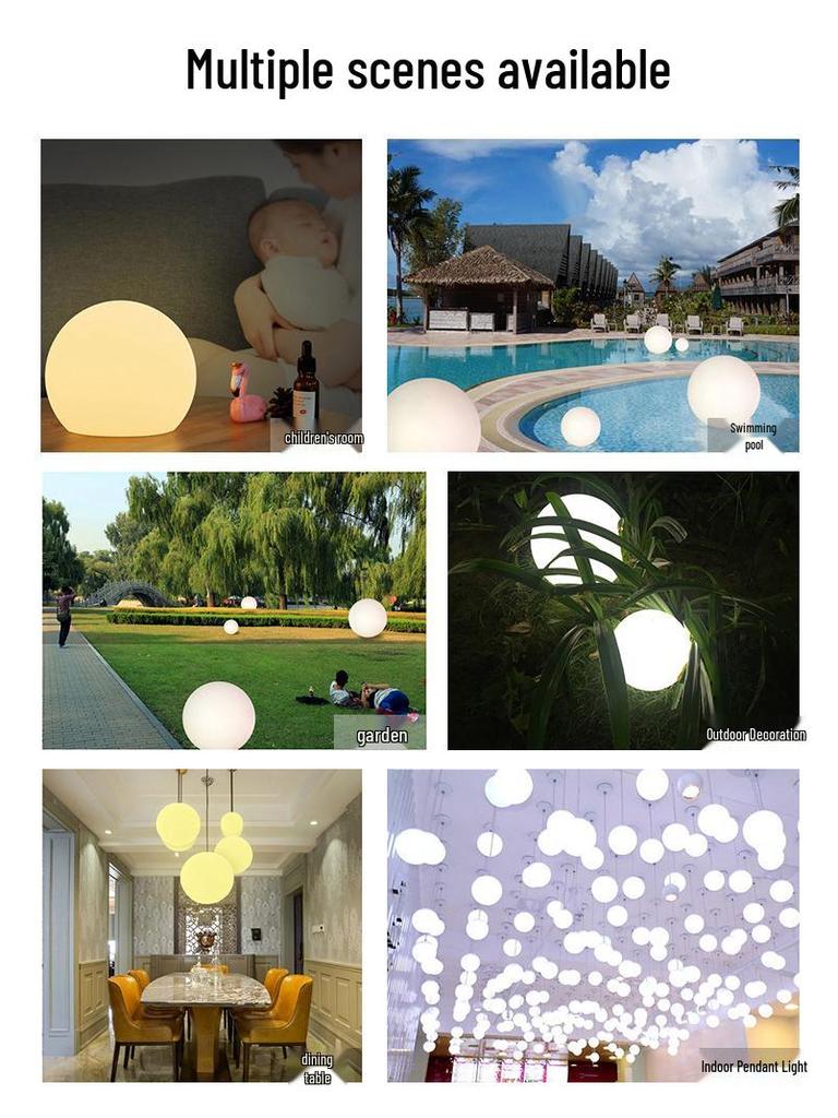 Уличный светящийся круглый торшер для гостиниц, баров и торговых центров