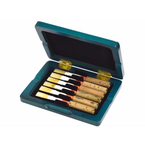 Marigaux Wooden Reed Case for 6 Oboe Reeds, Blue, OB-6BL