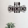 Kitchen Metal Sign Dining Room Decor Word Art Farmhouse Cooking Gift Metal Sign Kitchen Dining Room Decor Farmhouse Cooking Art