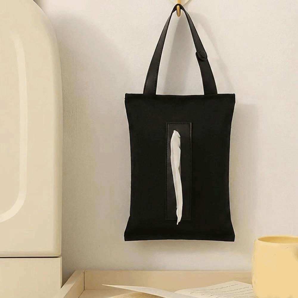 Foldable Hanging Tissue Box Reusable Napkin Holder Car Tissue Dispenser Standard Size Tissue