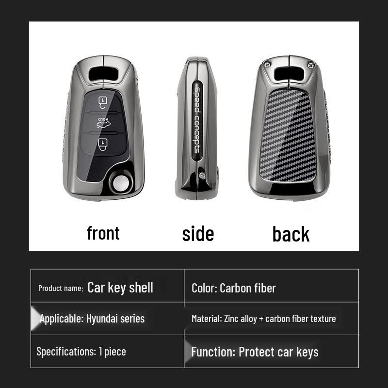 Keychain Cover for 2011/2014/2015 Hyundai Reina, Elantra, Reyland, Langdong Models with Folding Bag