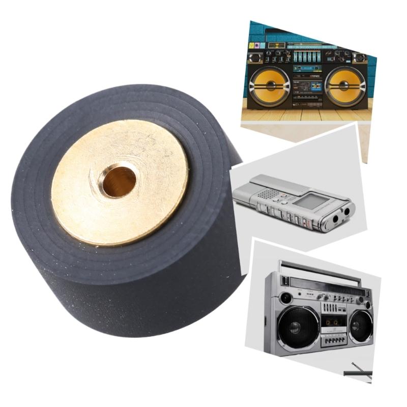 Резиновый прижимной ролик для шкива ремня магнитофона 13,5x7x6,5/13,5x8x6,5 для рекордеров обеспечивает стабильный звук и долговечность