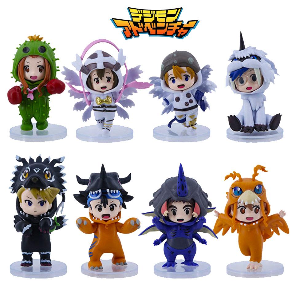 Аниме Digimon Adventure Гарурумон V-Зверь Милый Косплей Фигурка Действия Модель Украшение для Рабочего Стола Детская Игрушка Подарок