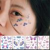 3D Butterfly Temporary Tattoos Waterproof Lasting Colorful Butterfly Arm Wrist Chest Body Fake Stickers for Women Grils