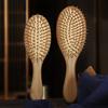 Yousheng Bamboo Air Cushion Hairbrush Hair Growth Natural Wood Bristle Scalp Massage Brush Men Women Anti-Static All Hair Types Detangling Comb