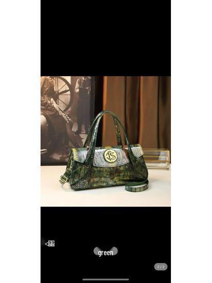 Элегантная сумочка с узором змеи: Универсальная, вместительная и стильная женская сумка через плечо - новый дизайн 2025