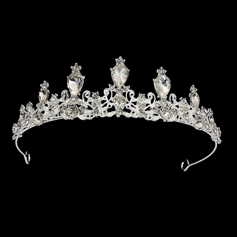 Bridal Jewelry Children's Hairband Headband Alloy Birthday Party Crown Flowers Dress Up Hair Accessories Princess Crown