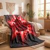 Sunderland Football Print Flannel Blanket Soft Warm Sofa Bed Throw Blanket For Home Office Bedroom