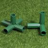 10Pcs 16MM PVC Stable Support Green Heavy Duty Greenhouse Frame Building Connector Right Angle 3 4 5-way Connector Garden Tool