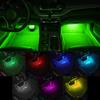 Backlight Music Control App RGB With USB Cigarette Lighter Atmosphere Lamp Decorative Lights Led Car Foot Ambient Light