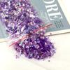 10g Nail Art Glitter Candy Color Flakes Irregular Manicure Nail Tips Decoration Sequins Paillette