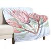 Protea Throw Blanket Hairy Blanket Nap Blanket Thermal Blankets For Travel