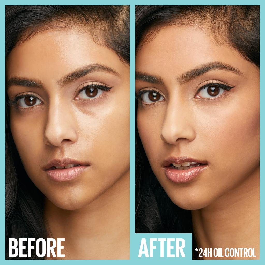 Maybelline New York Fit Me Powder Foundation 9g Shade 235 Full Matte Coverage SPF44 24Hr Oil Control Lightweight Shine Free Longlasting Makeup