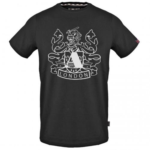 Aquascutum Mens Aldis Shield Logo T-Shirt