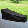 Lounge Chair Cover 210D Oxford Cloth Simple Chaise Outdoor Furniture Protector for
