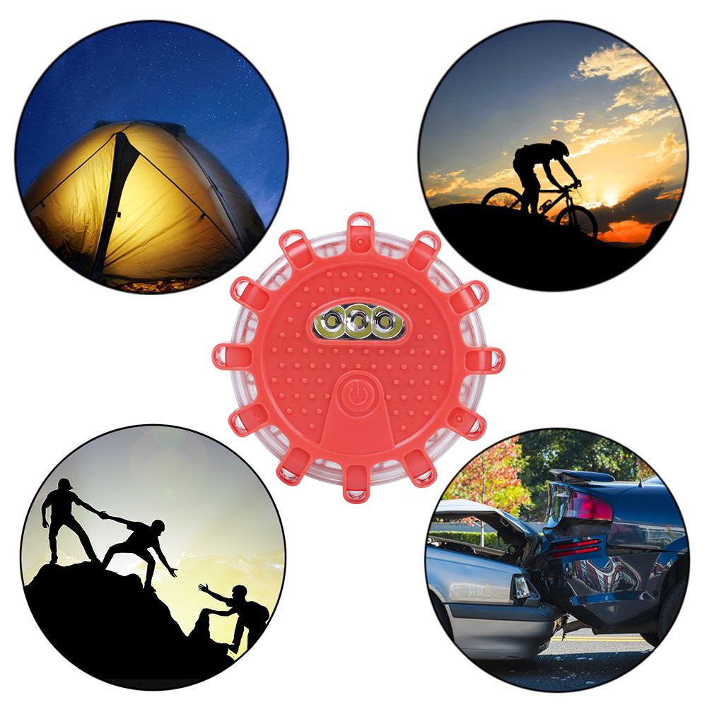 Аварийные стробоскопические мигающие огни Круговой предупреждающий маяк Сверхяркие светодиодные аварийные огни для автомобиля Предупреждающая лампа Оградительный свет