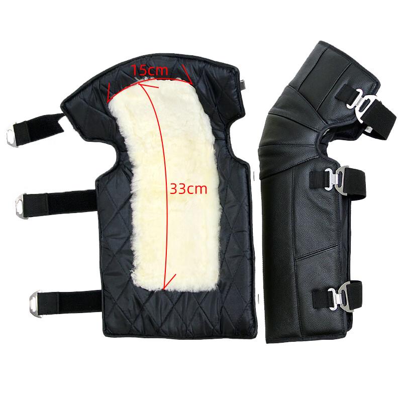 YiLan Winter Wool Motorcycle Knee Pads