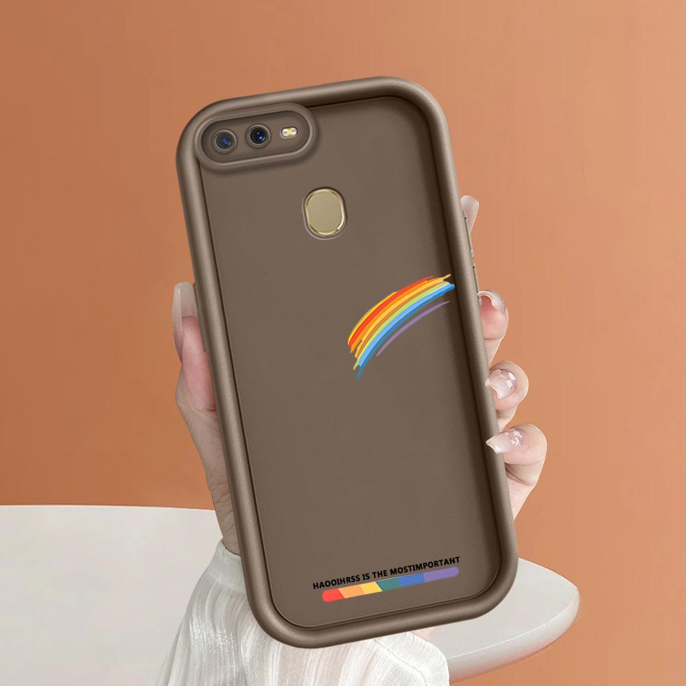 Мягкие силиконовые квадратные лестницы с мультяшным узором, полное покрытие, защита камеры, противоударный чехол для OPPO Reno Realme OnePlus