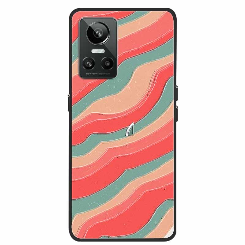 Чехол для Realme GT Neo3 5G 3D Цветок тиснение Мягкий силикон Задняя крышка чехла для телефона Для OPPO Realme GT Neo2 Neo 3 Чехол для Бампера