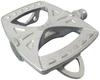Велосипедные педали Mikashima, серебристые (МКС) ГР-10 (ГР 10)