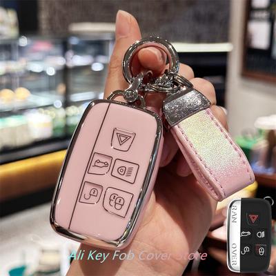 Чехол для брелока для Evoque Velar Sport Discovery Freelander2 LR4 Land Rover Sport Jaguar XF XJ XE F-PACE F-Type Ремешок
