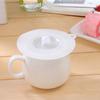 Mug Suction Cap Airtight Silicone Leakproof Coffee Seal Kitchen Cup Cover Transparent Silicone Non-toxic Glass Ceramic Cup Lid