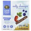 Love Child Organics, Nature's Path, Овсяные батончики Oaty Chomps™ Organic, 12+ месяцев, Черника + Морковь, 5 батончиков в индивидуальной упаковке, 0,8 унции (23 г) Каждый