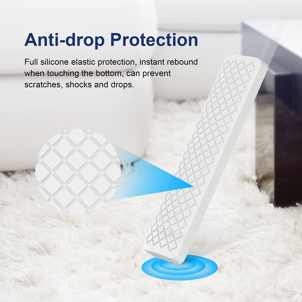 Silicone Remote Control Case Remote Control Cover Protector with Lanyard Shockproof Accessories for Xiaomi 4K TV MiBoX 2nd Gen