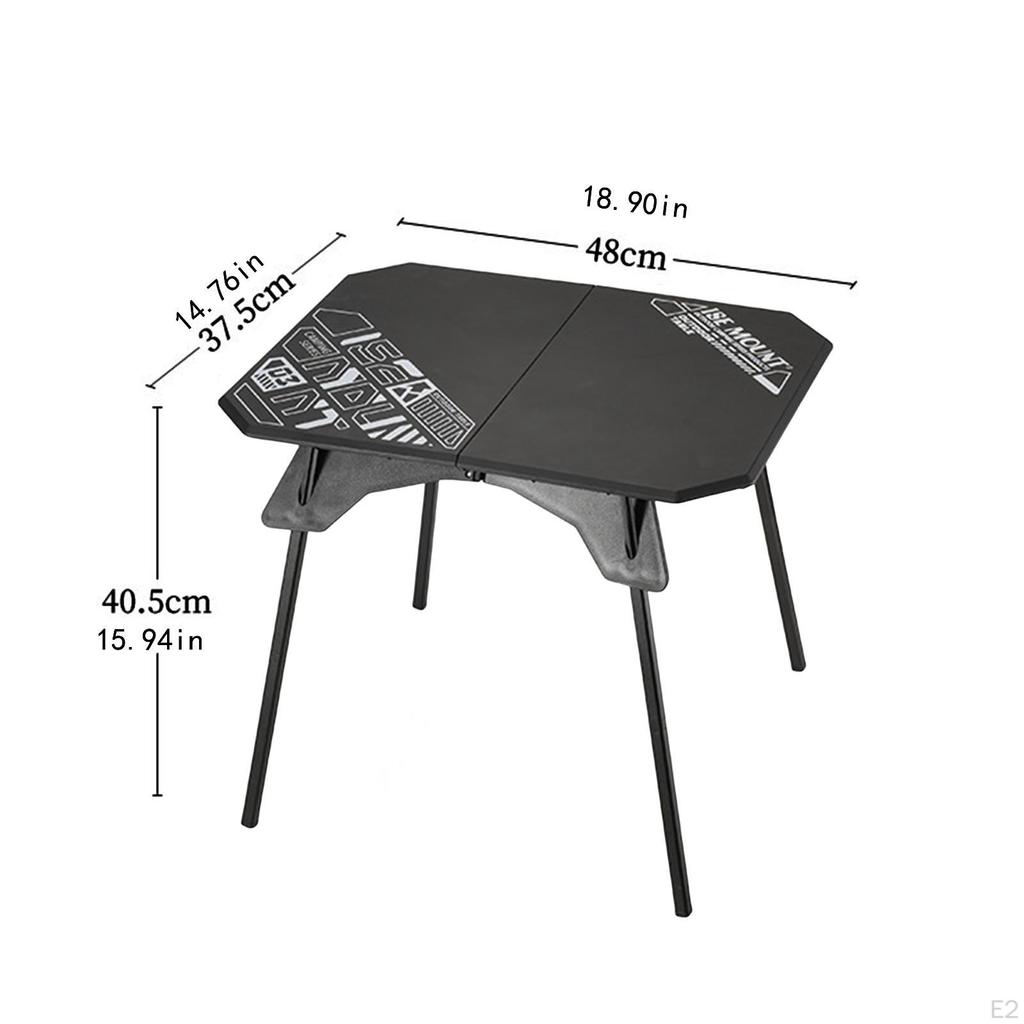 Folding Camping Table Portable Small Ultralight Lightweight Beach Picnic for Picnics