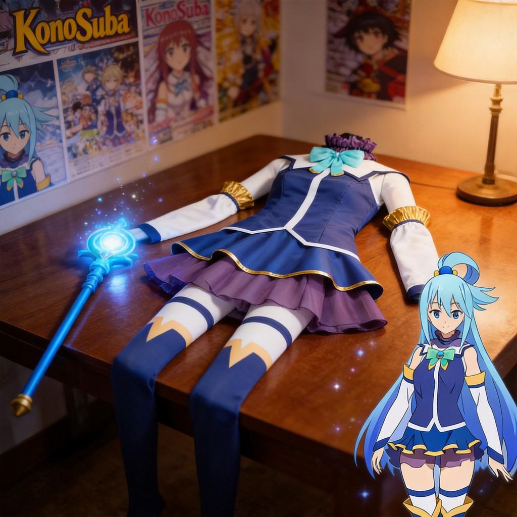 Косплей-костюм из Konosuba: Божье благословение на этот прекрасный мир в уличном стиле для игровых, аниме-конвенций и мероприятий