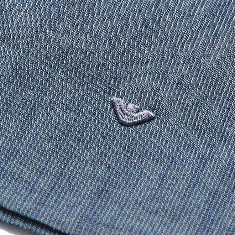 Emporio Armani Однотонная квадратный вырез однобортная рубашка с коротким рукавом Мужские рубашки Синий 6R1CA6-1DRLZ-0941